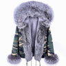 Women's Thick Warm High Street Winter Jacket with Racoon Fur Collar  -  GeraldBlack.com