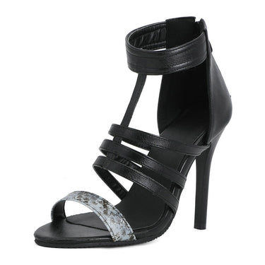 Women's Thin High Heels Pumps Zipper Summer Shoes Fashion Very Light Shoes Plus Size 48  -  GeraldBlack.com
