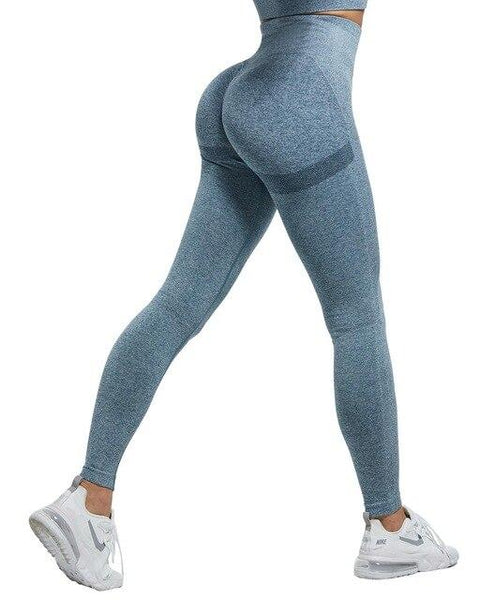 Women's Thin Soft Knitted Bubble Butt Workout Leggings for Fitness - SolaceConnect.com