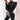Women's Transparent Black Mesh Stripe Long Sleeves Skinny Bodysuit Rompers  -  GeraldBlack.com