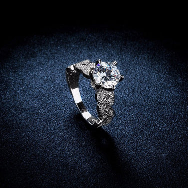 Women's Vintage 1.5 Carat AAA Zircon Sterling Silver Anel Engagement Rings  -  GeraldBlack.com