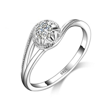 Women's Wedding Jewelry for Bride Quality 925 Silver Rings with Zirconia  -  GeraldBlack.com