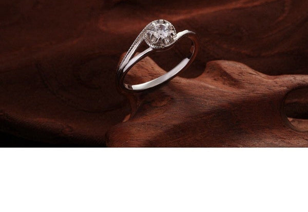 Women's Wedding Jewelry for Bride Quality 925 Silver Rings with Zirconia  -  GeraldBlack.com