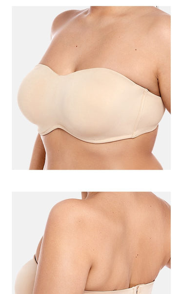 Women's White Color Smooth Seamless Invisible Underwire Bra - SolaceConnect.com