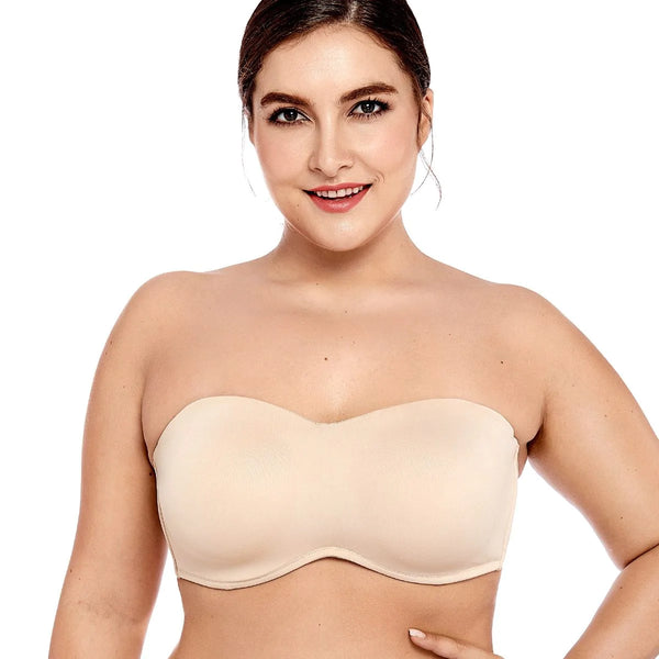 Women's White Color Smooth Seamless Invisible Underwire Bra - SolaceConnect.com