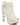 Women's White Mesh Black High Heels Peep Toe Platform Pumps Sandals Shoes - SolaceConnect.com