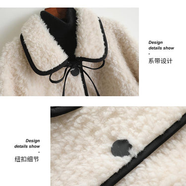 Women's Winter Elegant Fashion Slim Fur 100% Wool Short Coats  -  GeraldBlack.com