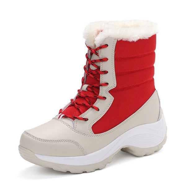 Women's Winter Waterproof Platform Ankle Snow Boots to Keep Warm - SolaceConnect.com