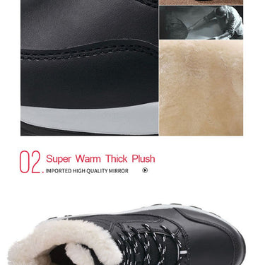 Women's Winter Waterproof Platform Ankle Snow Boots to Keep Warm  -  GeraldBlack.com