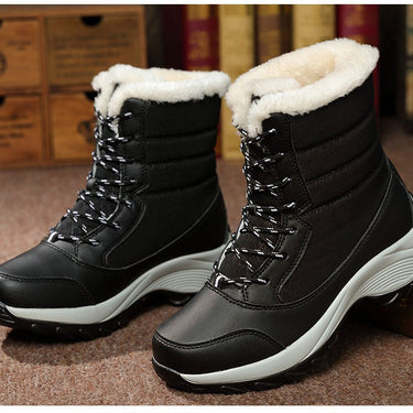 Women's Winter Waterproof Platform Ankle Snow Boots to Keep Warm  -  GeraldBlack.com