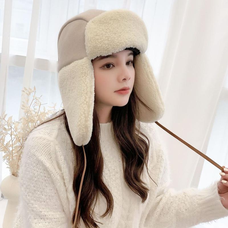 Women's Women Windproof Russian Thick Warm Hat With Snow Ski Earflap - SolaceConnect.com