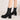 Women Stretch Ankle Boots Cozy Square Heel Platform Chelsea Boots Classic Retro Western Style Shoes 43  -  GeraldBlack.com