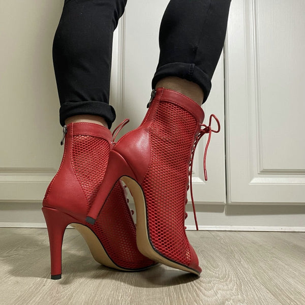 Women Summer Fashion Sexy Comfort Zipper High Heels Boots 47  -  GeraldBlack.com