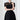 Womens Korean Retro O-Neck A-Line Black Vestidos Elegant Fashion Slim Midi Office Party Casual Dress  -  GeraldBlack.com