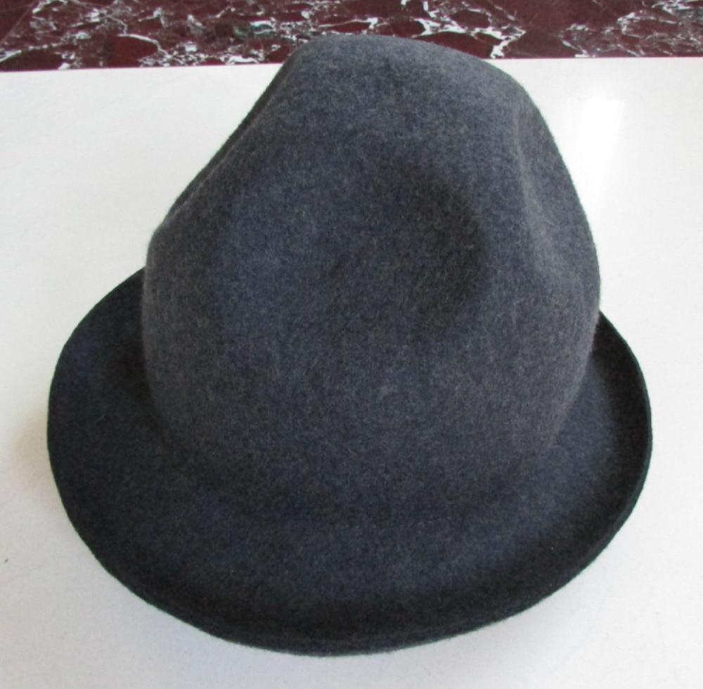 Wool Felt Tall Mountie Buffalo Happy Williams Rapper Mountain Fedora H ...