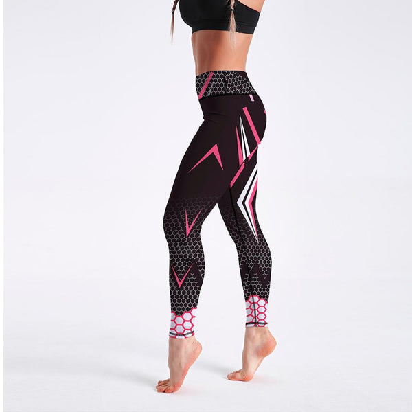 Workout Sports Elastic Force Breathable Fitness Leggings for Outdoor - SolaceConnect.com