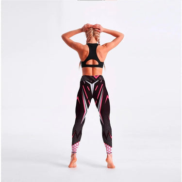 Workout Sports Elastic Force Breathable Fitness Leggings for Outdoor  -  GeraldBlack.com