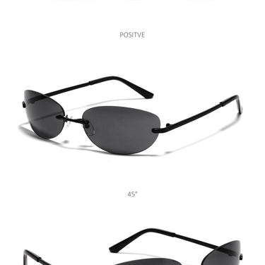 Y2k Retro Rimless Sunglasses Women Punk Sun Glasses UV400 Female Shades Eyewear Fashion Eyeglasses  -  GeraldBlack.com