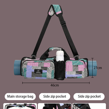 Yoga Mat Bags for Women Fitness Gym Blosa Waterproof Big Travel Bag with Shoe Compartments  -  GeraldBlack.com